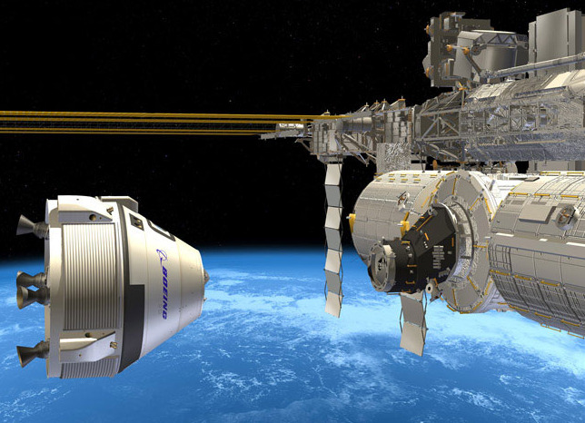 CST-100 approaching ISS