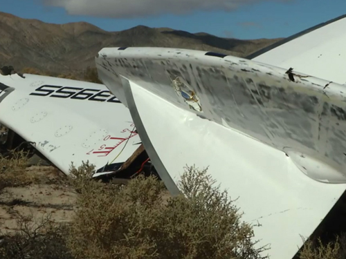 SpaceShipTwo debris