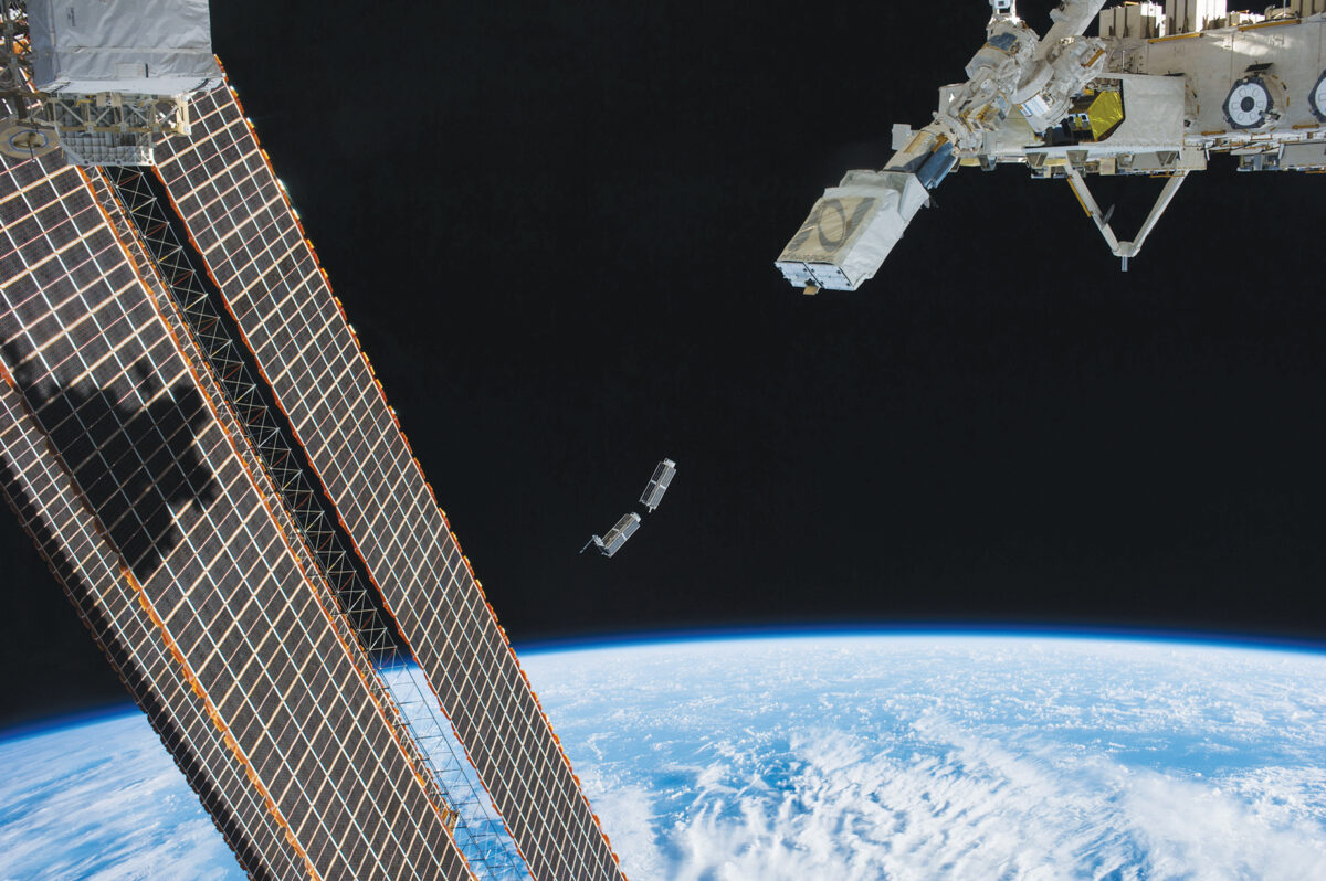 NanoRacks deployment of small sats from ISS
