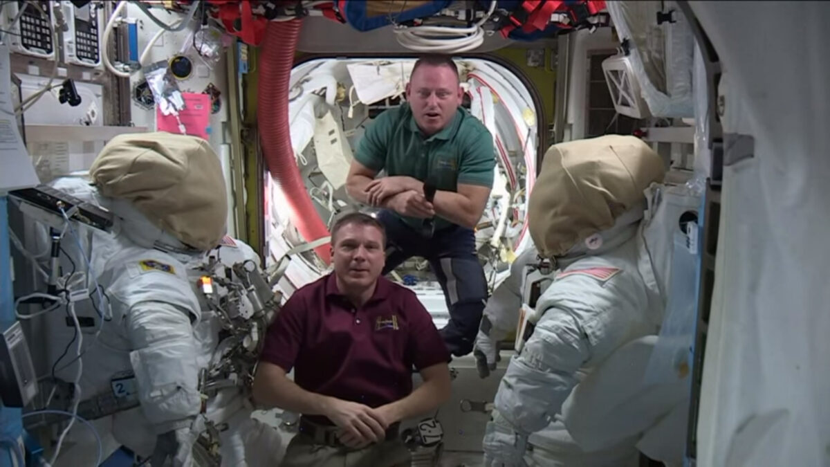 Expedition 42 ISS talk