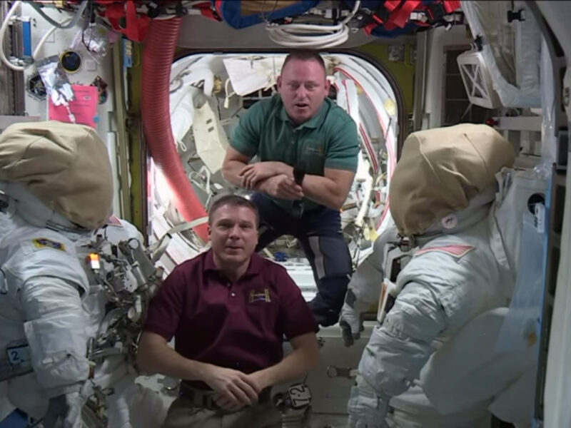 Expedition 42 ISS talk