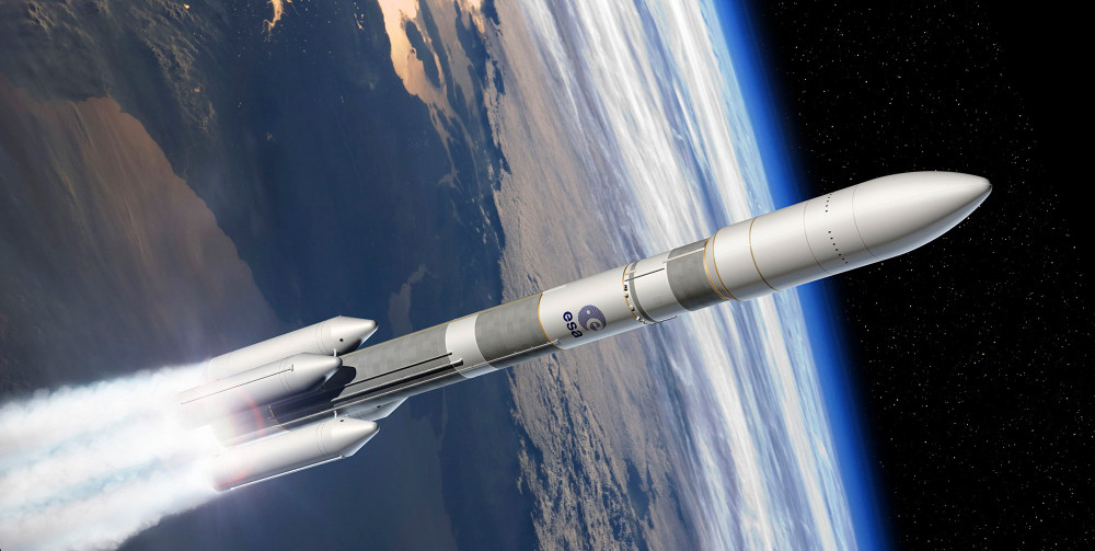Ariane 6 rocket in 64 configuration