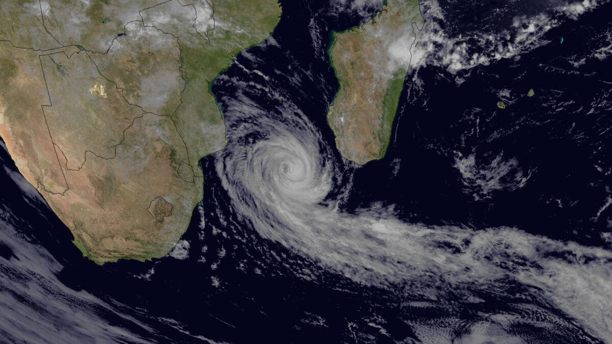 Meteosat-7 image of Cyclone Funso
