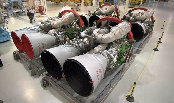 RD-180 engines. Credit: ULA