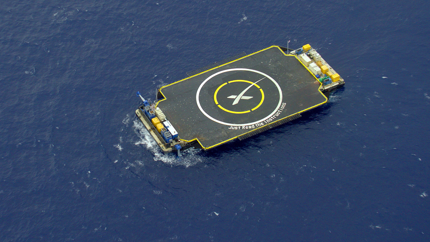 spacex drone station