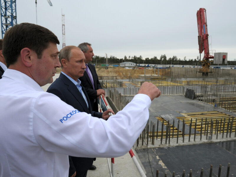 Putin at Vostochny