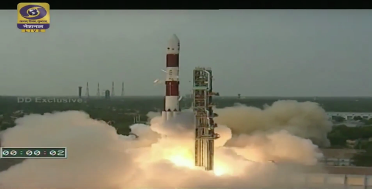 PSLV launch video grab