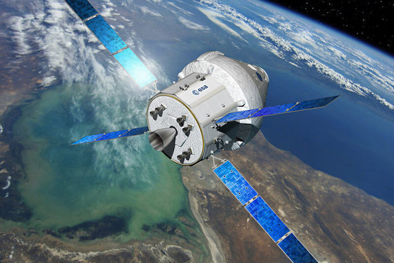 The European Service Module, which provides power and propulsion for NASA's Orion crew-transport vehicle.