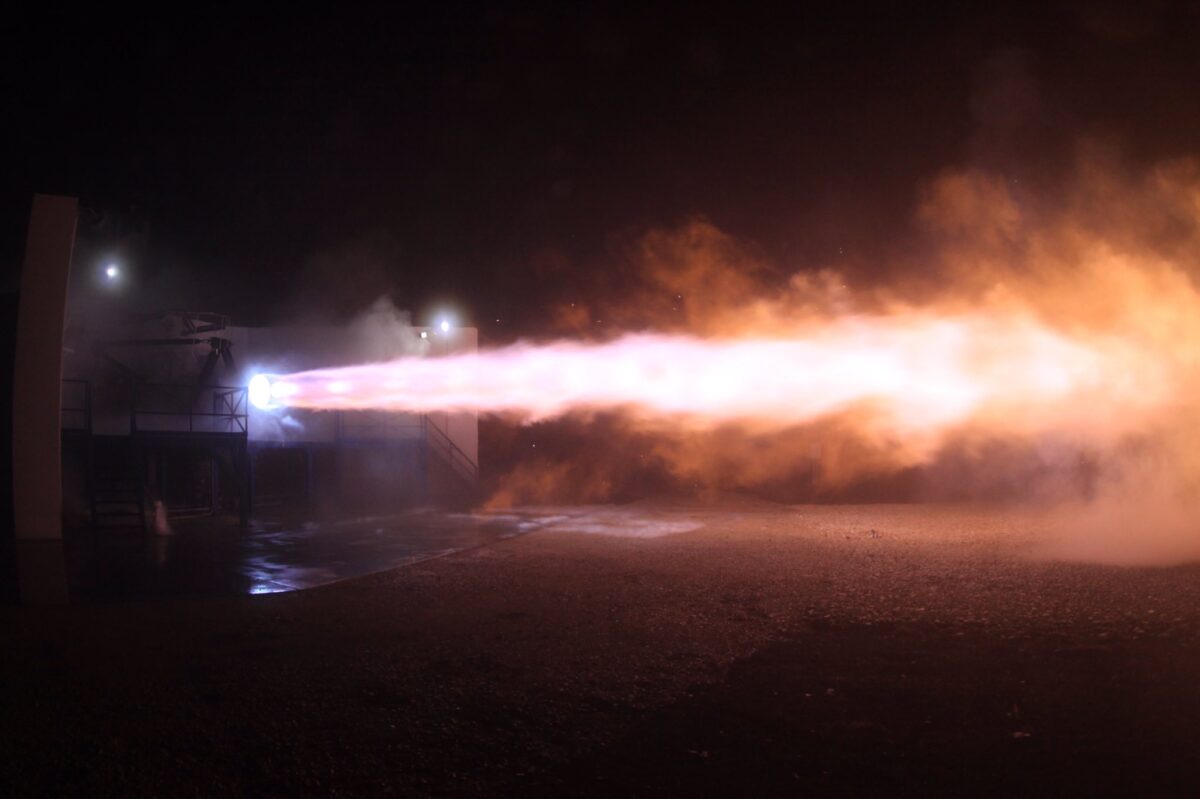 SpaceX Raptor test