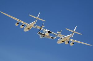 SpaceShipTwo test flight