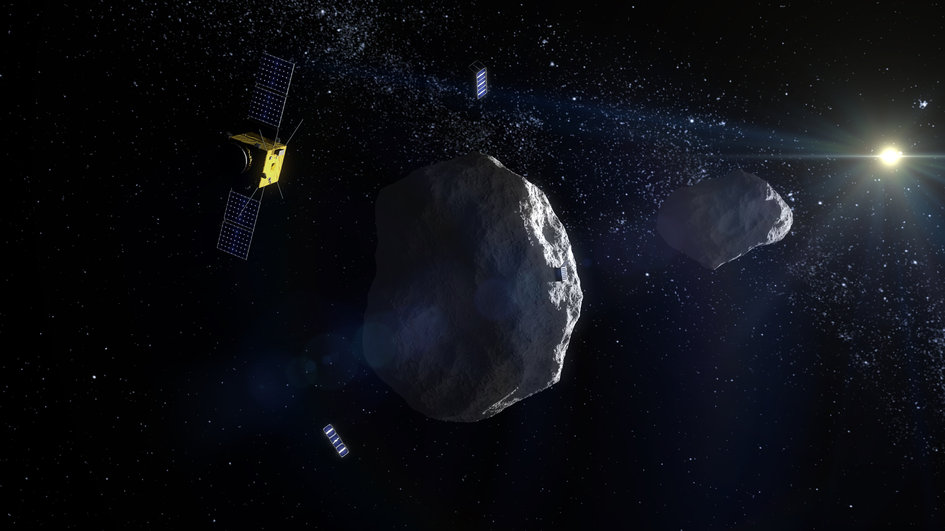 AIM ESA Cubesats Asteroids