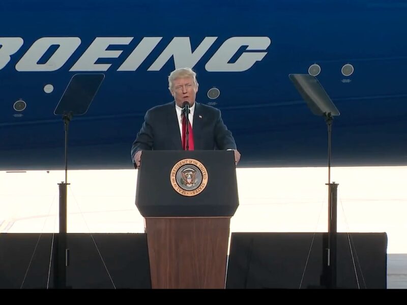 Trump at Boeing South Carolina
