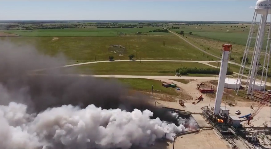 Falcon Heavy static fire