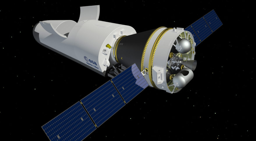 Space Rider aims to provide Europe with an affordable, independent, reusable end-to-end integrated space transportation system for routine access and return from low orbit. It will be used to transport payloads for an array of applications, orbit altitudes and inclinations. Credit: ESA