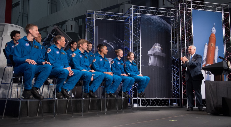 Pence astronauts