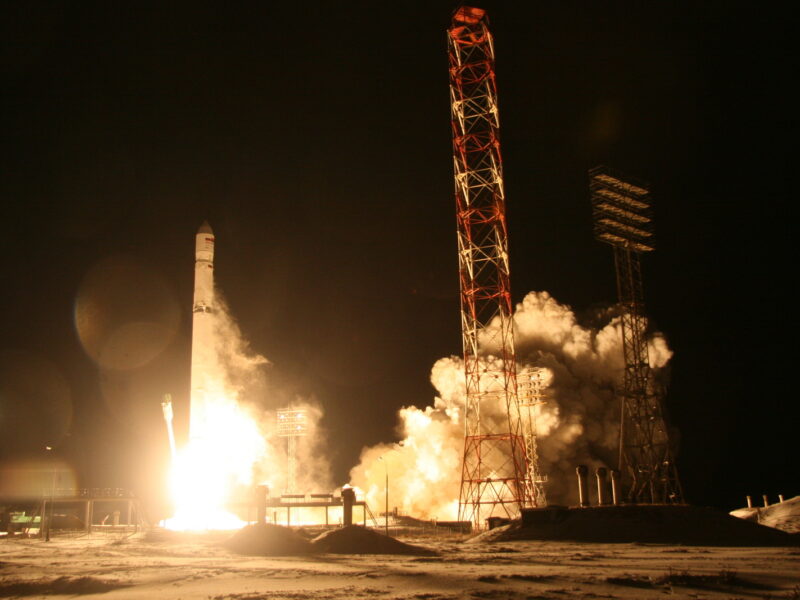Zenit Angosat Angola Land Launch Baikonur