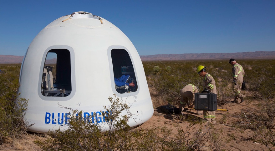 Blue Origin a year away from crewed New Shepard flights - SpaceNews