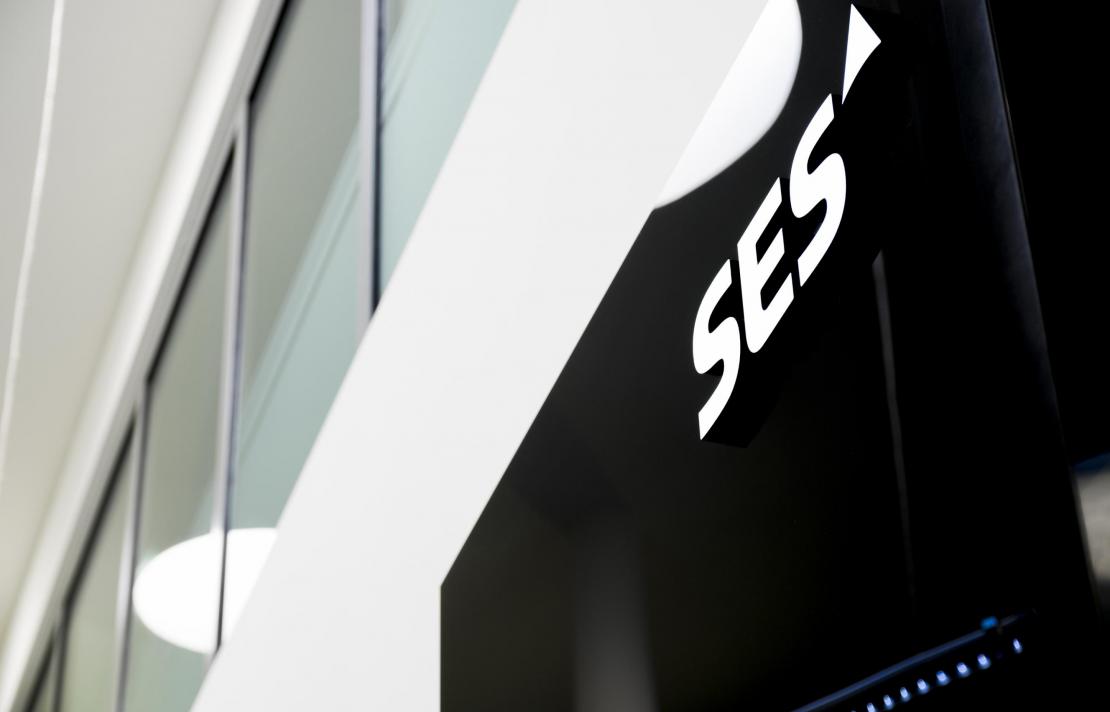 SES logo building