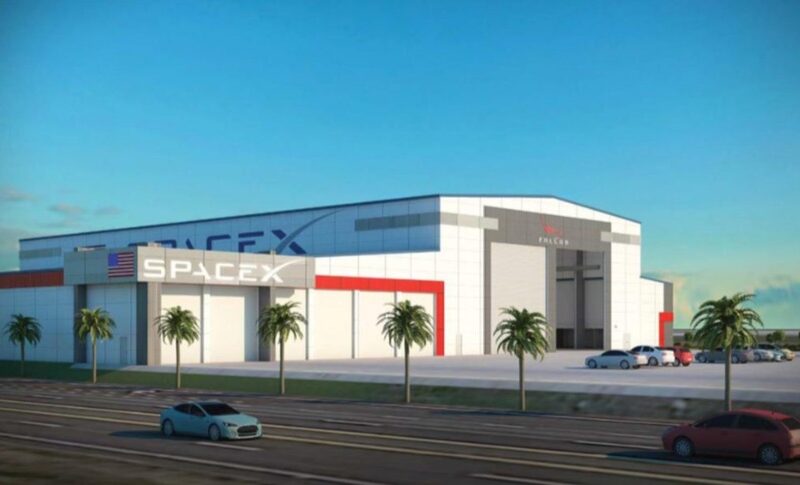 SpaceX KSC hangar