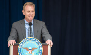 Deputy Secretary of Defense Patrick M. Shanahan and Director of Administration and Management, Michael L. Rhodes present the Spirit of Service award to 34 civilians being recognized for their contribution to the Department of Defense during a ceremony at the Pentagon, Washington, D.C., May 10, 2018. The awards ceremony is part of the annual Public Service Recognition Week. (DoD photo by U.S. Army Sgt. Amber I. Smith)