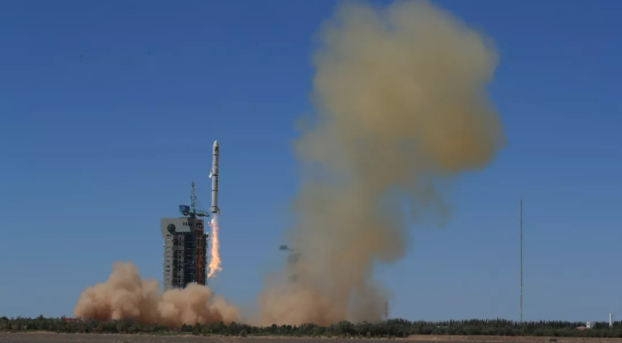 A Long March 2C/SMA rocket lifts off from Jiuquan Satellite Launch Center at 03:56 UTC on July 9, 2018. Credit: CGWIC