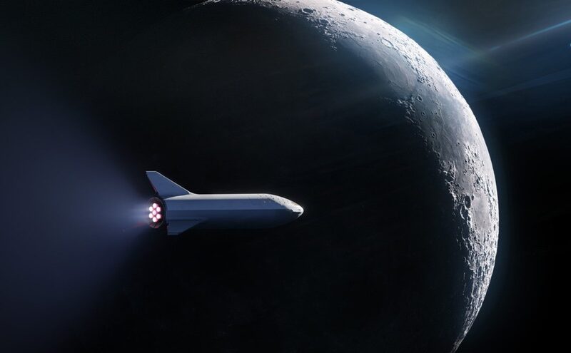 SpaceX BFR moon