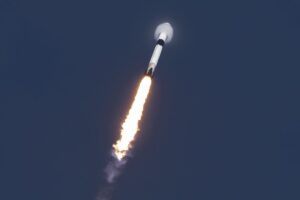 Photo shows SpaceX's launch of the Es'hail-2 satellite for Es'hailSat on Nov. 15, 2018. Credit: SpaceX.