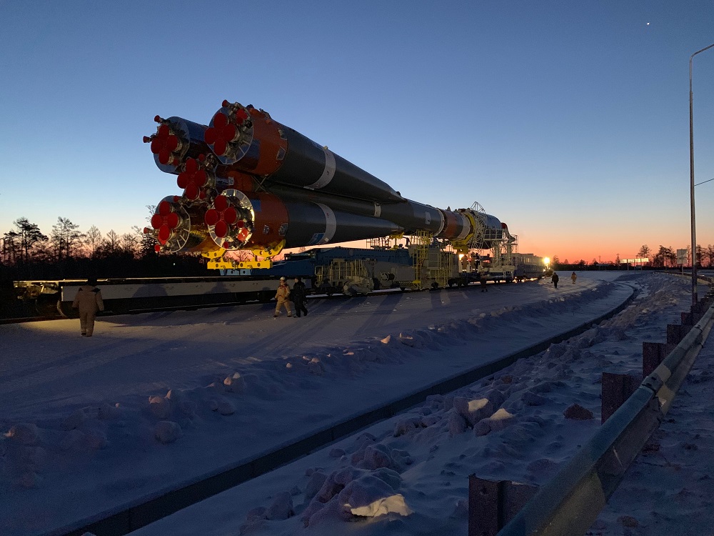 Дорога на космодром. Железная дорога ракета Байконур. МБО Восточный.