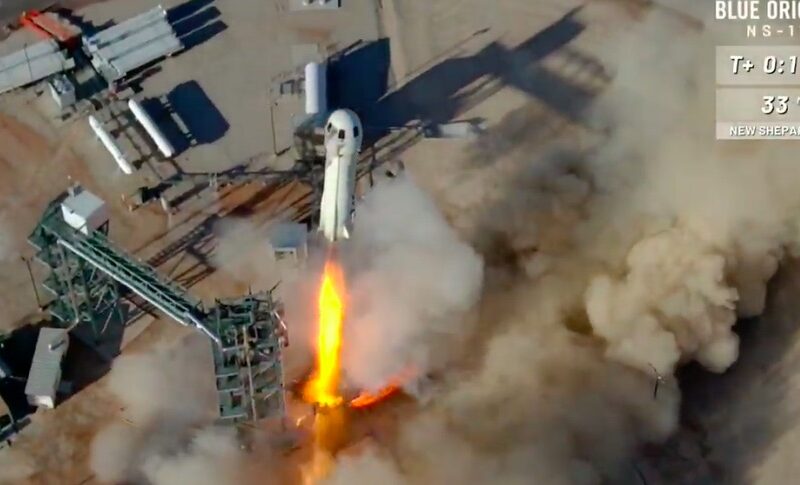 New Shepard liftoff