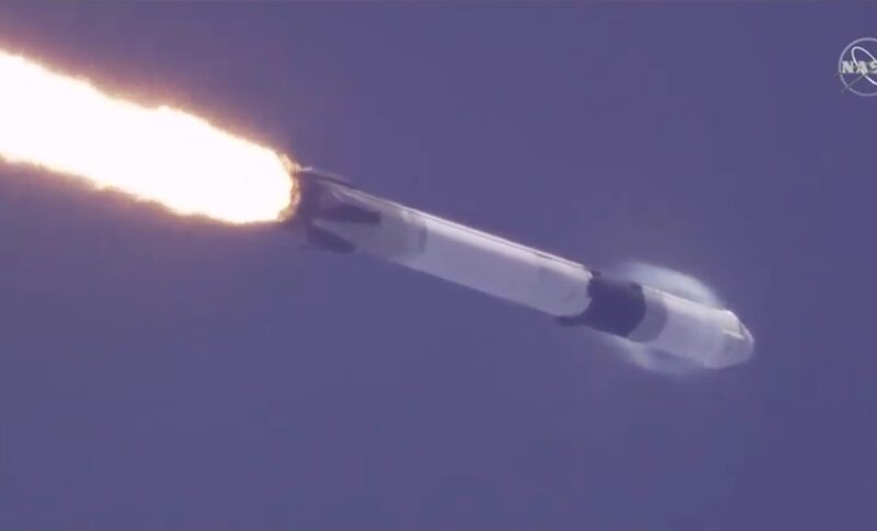 Falcon 9 CRS-18 Dragon launch