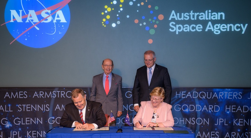 NASA Australia signing ceremony