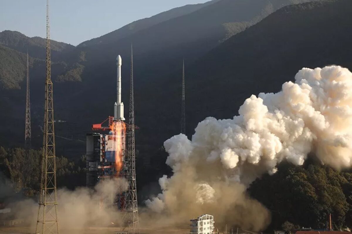 A Long March 3B launches a pair of Beidou navigation satellites from Xichang, Nov. 22, 2019.