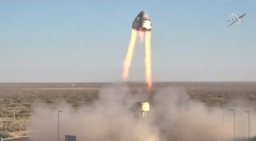 Starliner pad abort liftoff