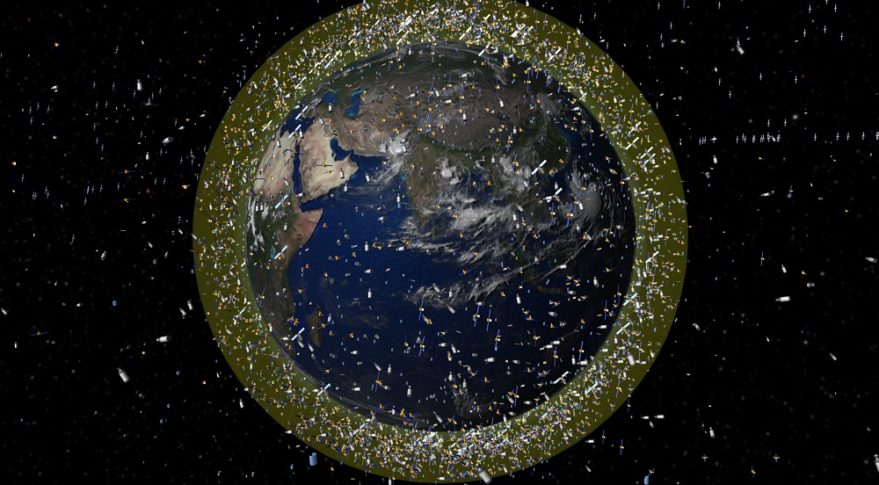 Orbital debris illustration by ESA
