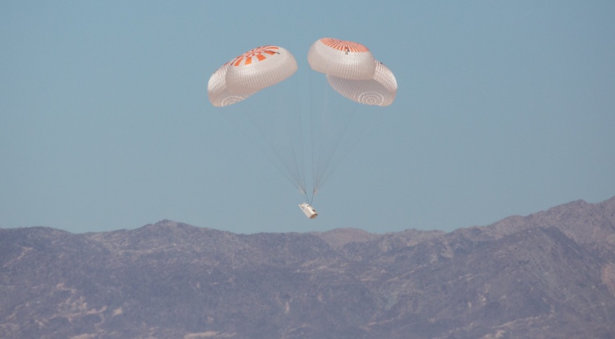 Crew Dragon parachute test