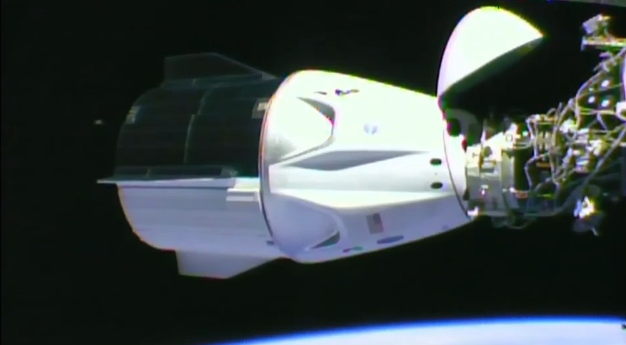 Demo-2 docking with ISS