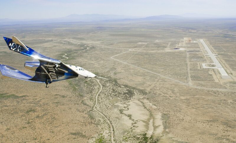 SpaceShipTwo glide flight in NM