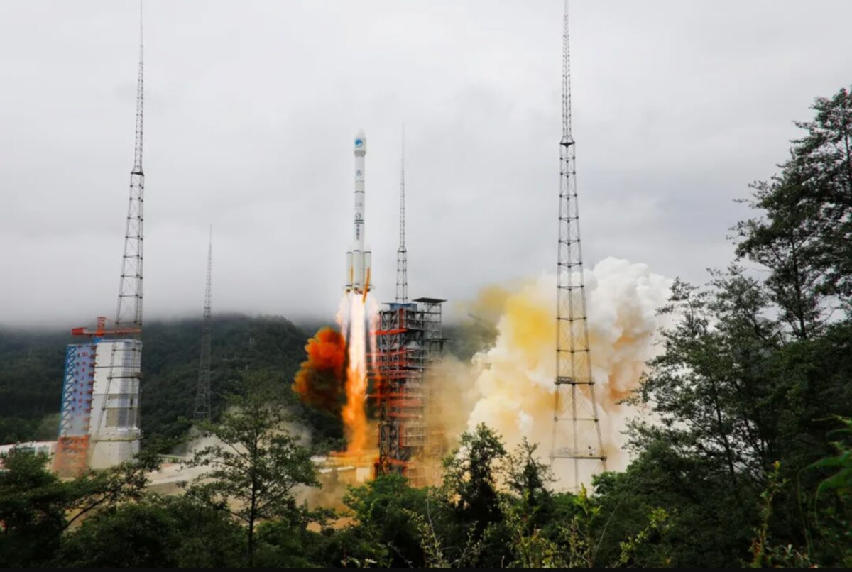 A Long March 3B lifts off from LC-2 at Xichang carrying the final Beidou satellite, June 22, 2020.