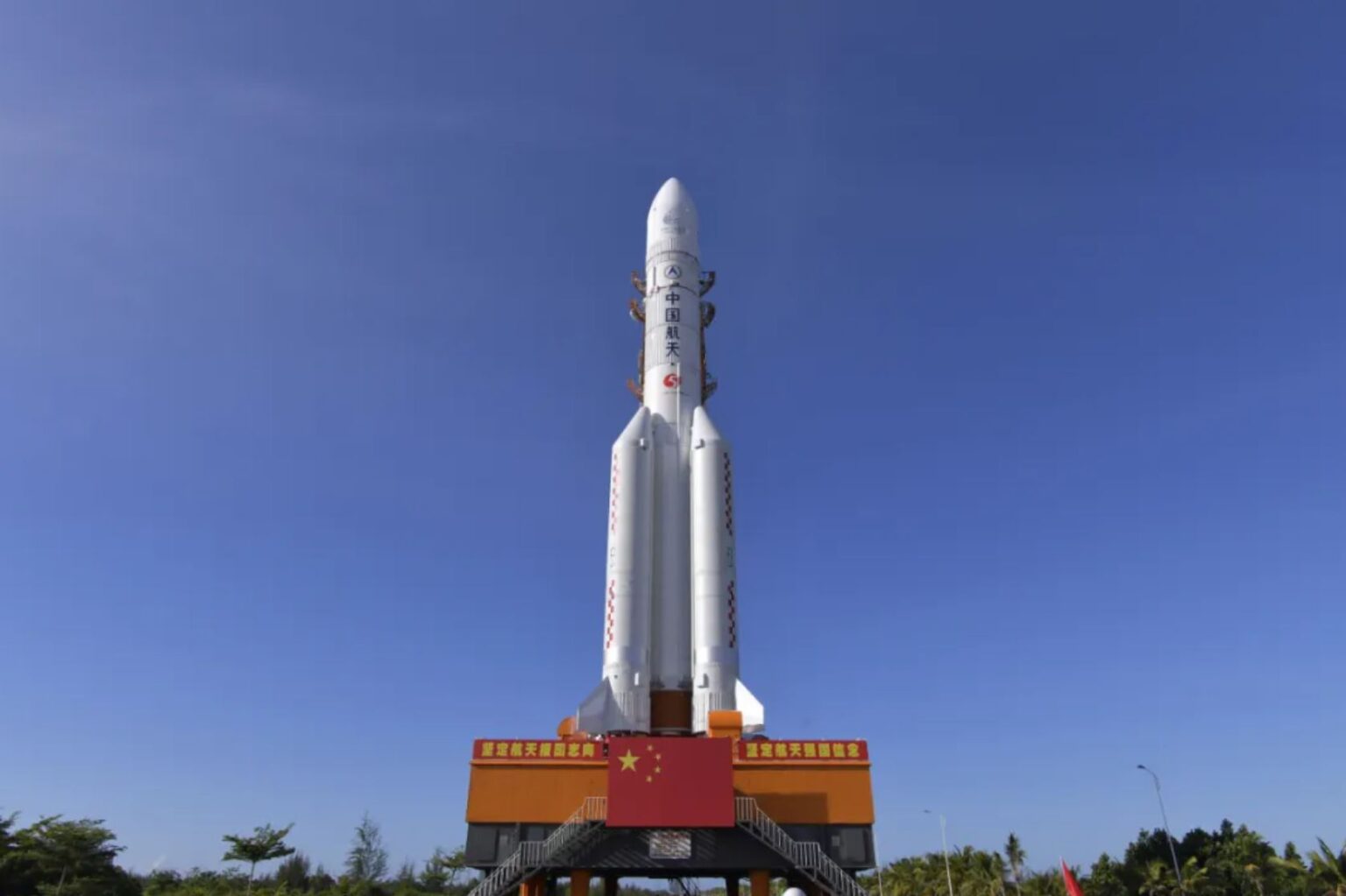 Long March 5 Rolled Out For July 23 Launch Of China's Tianwen-1 Mars ...