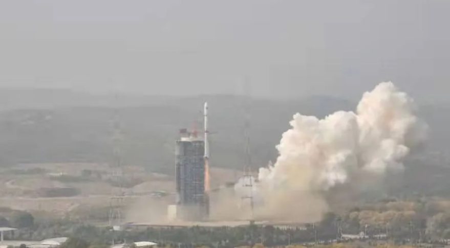 Secretive Chinese launch of a Long March 4B from Taiyuan, Sept. 26, 2020.