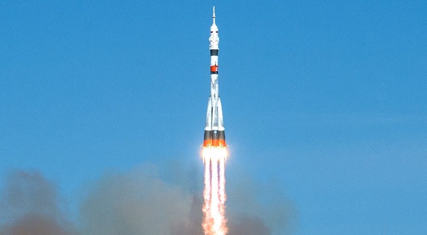 Soyuz MS-17 Launches Three Astronauts From Baikonur