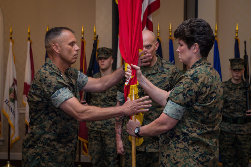 Marine Forces Cyberspace Command Change of Command ceremony - SpaceNews