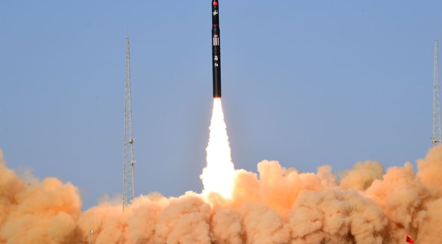 Liftoff of Galactic Energy's first Ceres-1 rocket from Jiuquan Nov. 7, 2020.
