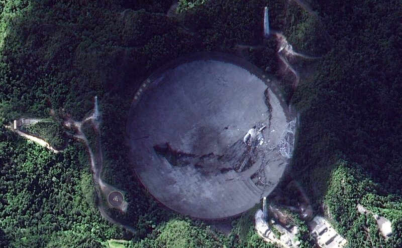 Arecibo after collapse