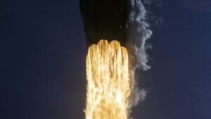 Falcon 9 engine closeup