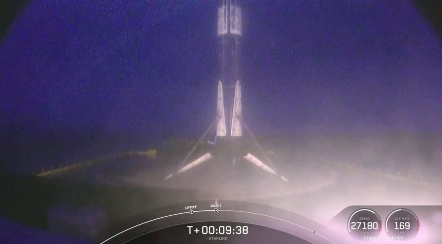Falcon 9 first stage landing