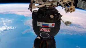 Soyuz MS-17 at ISS