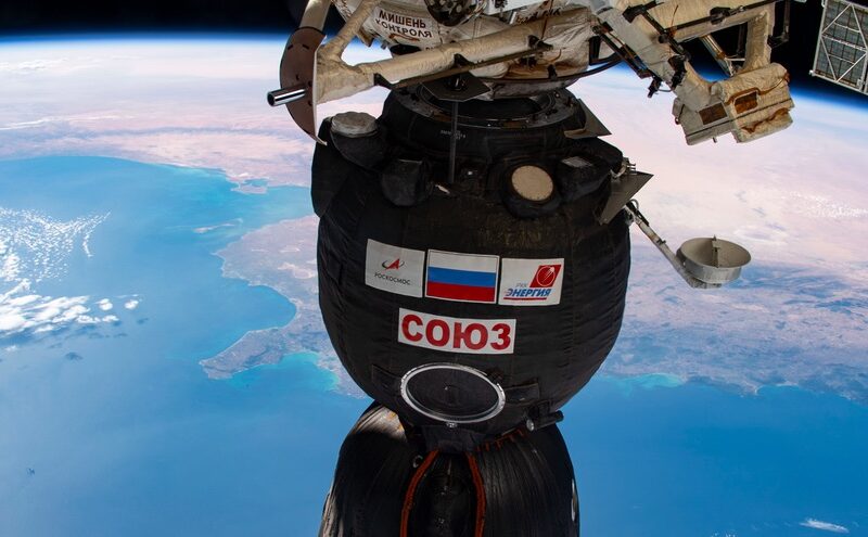 Soyuz MS-17 at ISS
