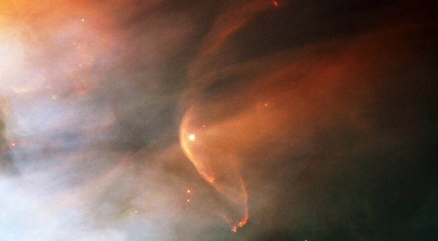 Bow shock around very young star LL Ori. The Chinese heliosphere probes would study such regions.