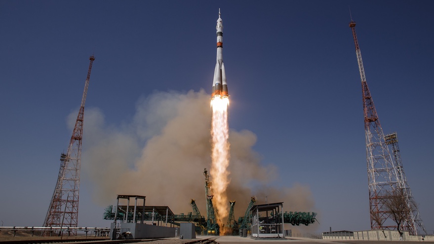 Soyuz MS-18 launch